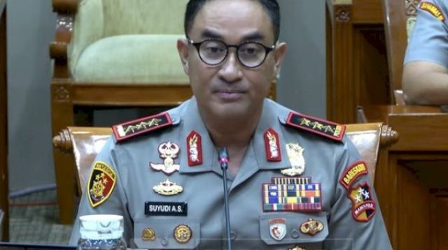 Suyudi Ario Seto mengikuti uji kelayakan dan kepatutan sebagai calon Kapolri di Komisi III DPR RI.